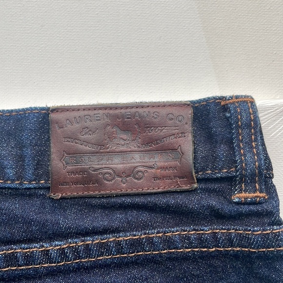 Ralph Lauren dark denim bootcut jeans size 6 - Picture 5 of 9